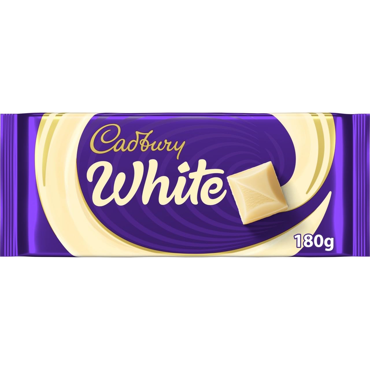 Cadbury White Chocolate Bar - Creamy White Chocolate Treat | 180g Bar
