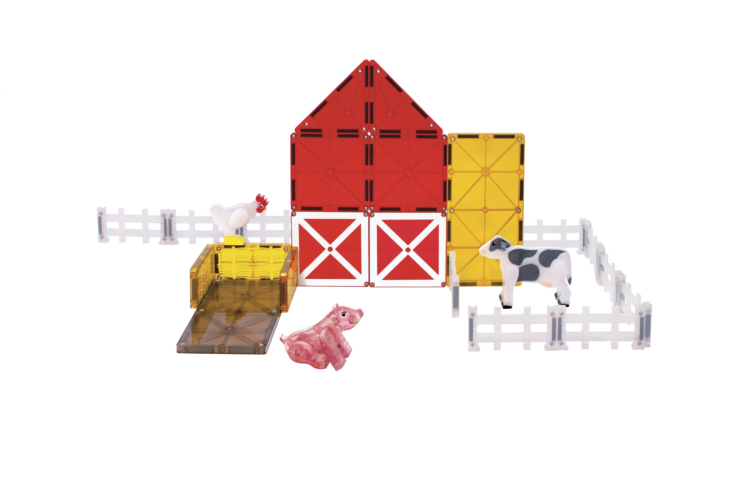 MAGNA-TILES Farm Animals 25-Piece Magnetic Construction Set - Ages 3+ 3