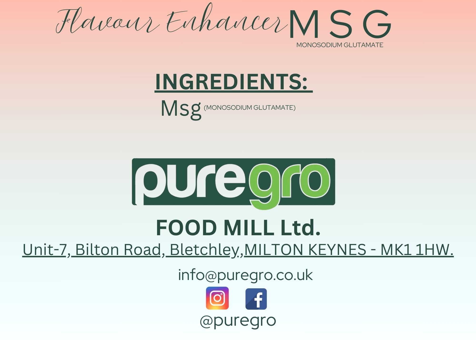 Puregro Flavour Enhancer 500g | Fine MSG Monosodium Glutamate | Umami Seasoning for Soups, Stir-Fries & Stews 5