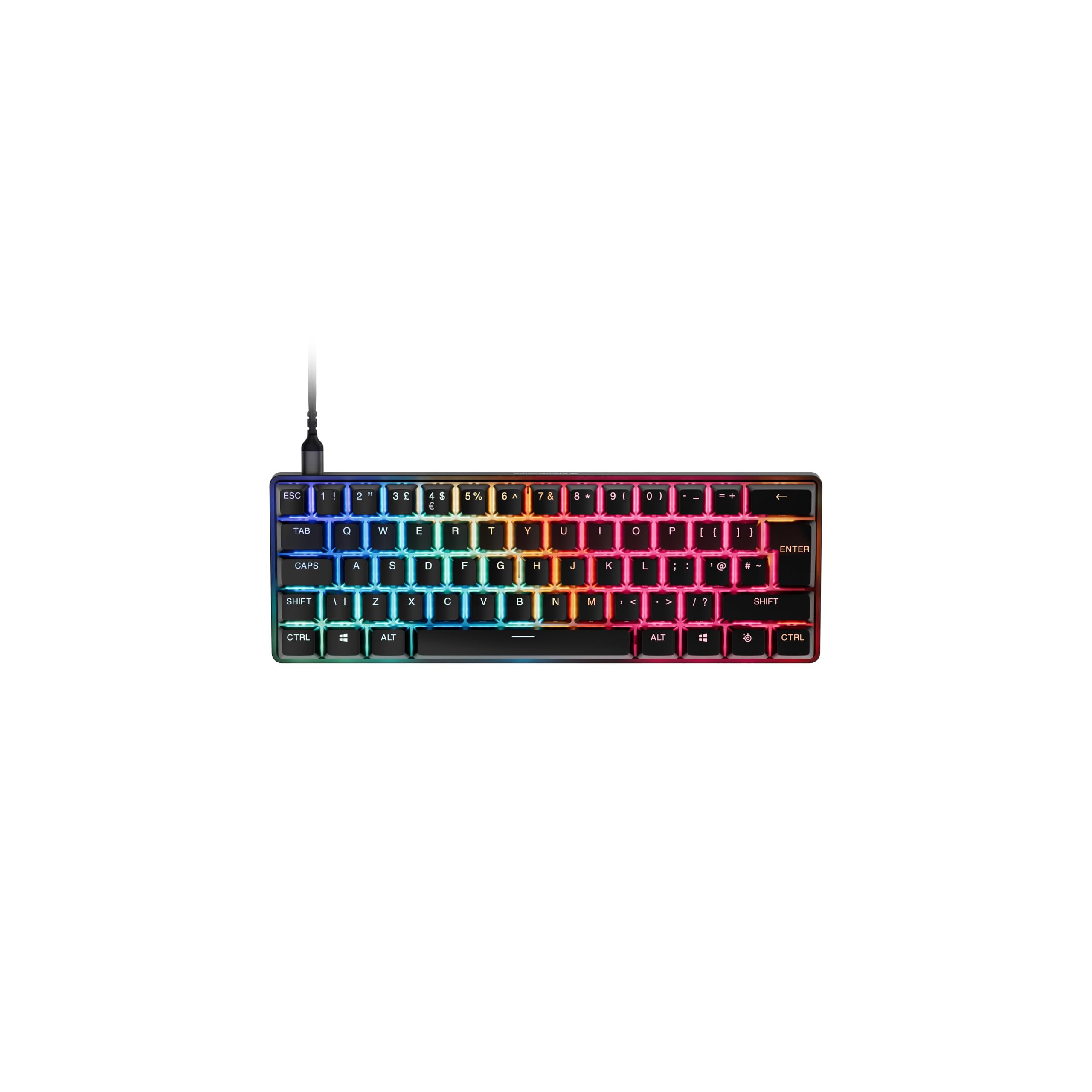 SteelSeries Apex Pro Mini Gen 3 - 60% Gaming Keyboard - OmniPoint 3.0 Hall Effect Switches - English QWERTY 4