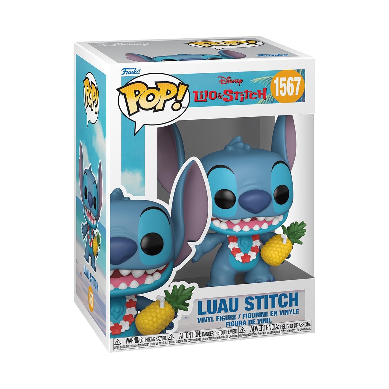 Funko Pop! Disney: Lilo and Stitch - Luau Stitch Vinyl Figure 1