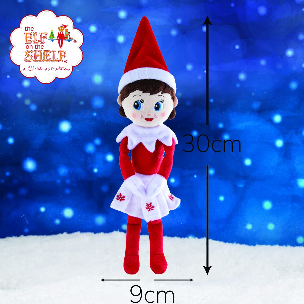 Elf on the Shelf Plushee Pal Snuggler - 12-inch Cuddly Plush Girl Elf 16