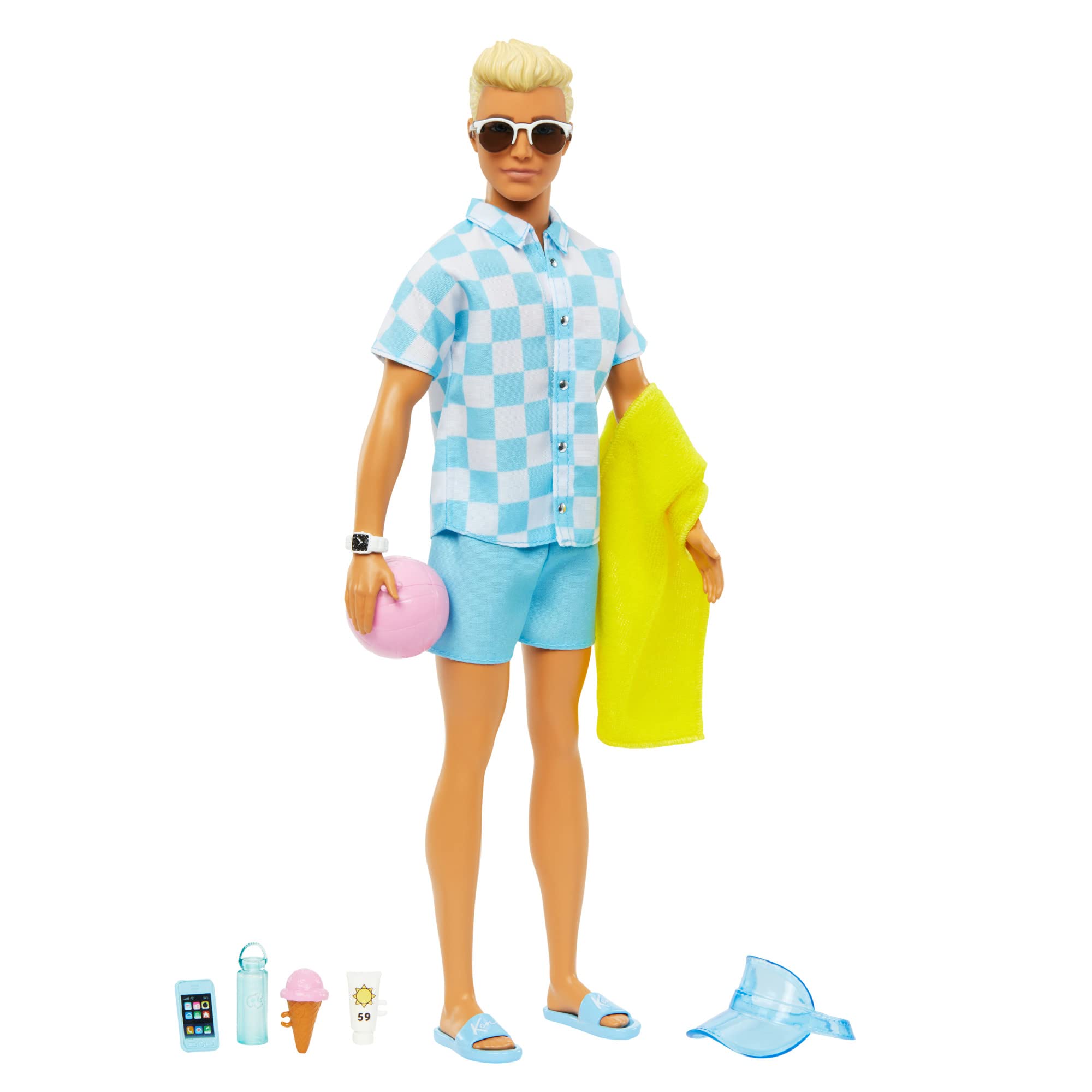 Barbie Ken Beach Doll - 30.5 cm | Unisex Children | Ages 3+