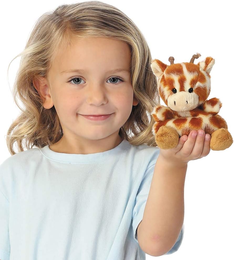 Aurora Palm Pals Safara The Giraffe Soft Toy - 5 Inch Plush for Babies & Toddlers 2
