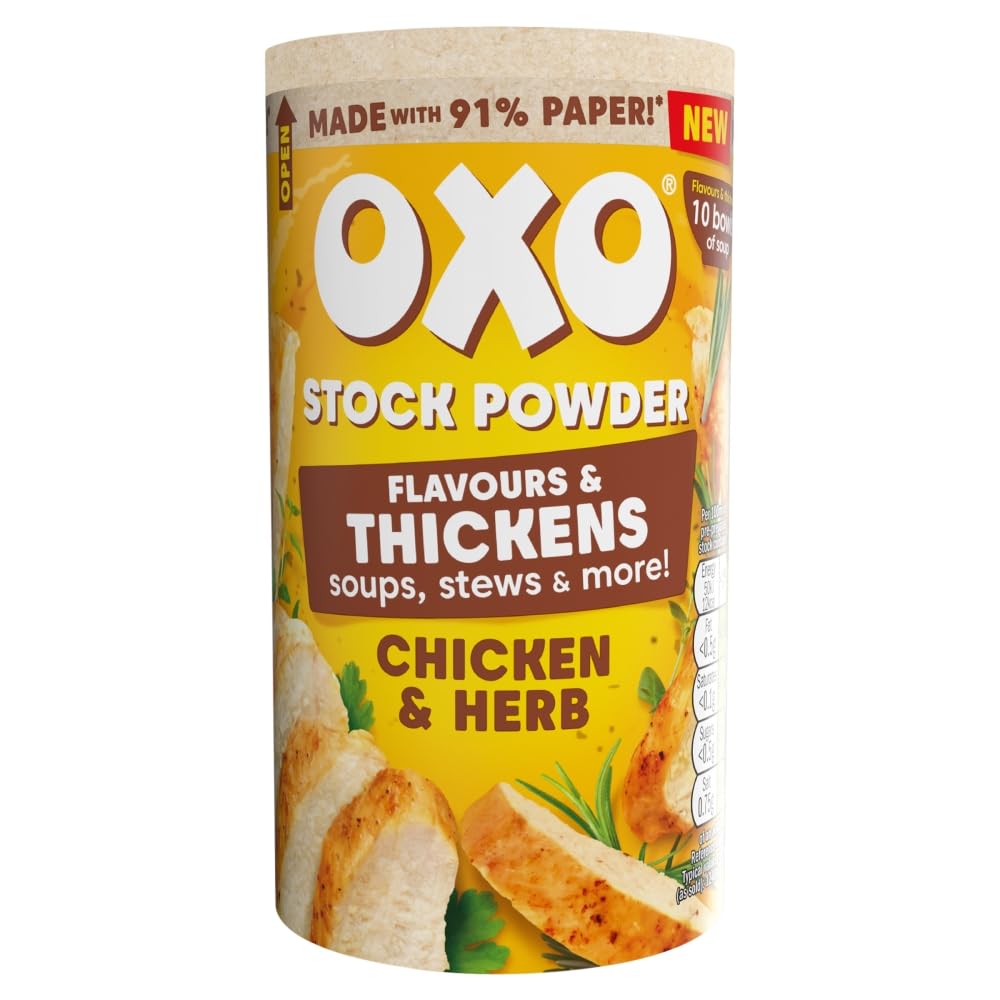 OXO Chicken & Herb Stock Powder - Flavourful Base | 100g | Powder Format 1
