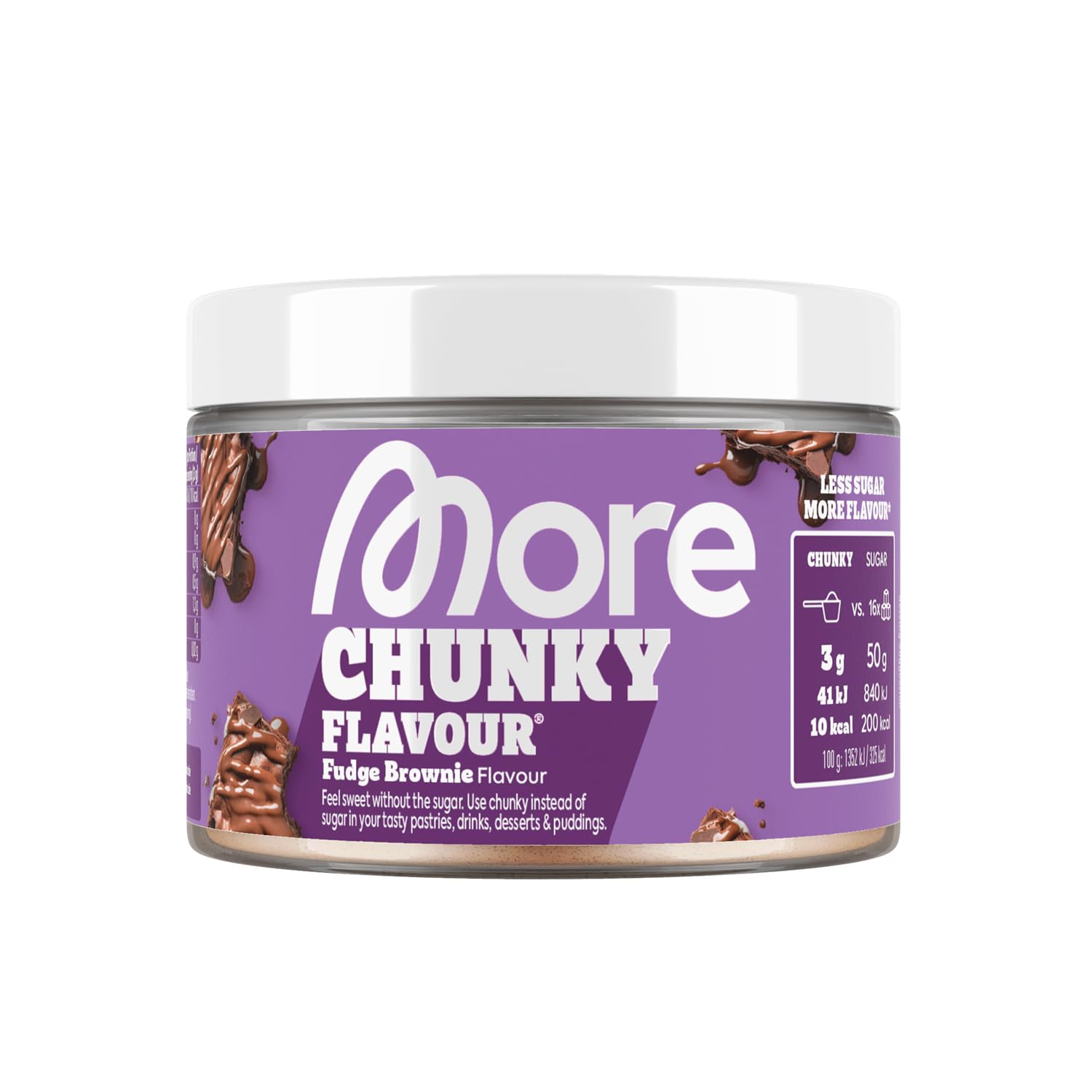 MORE Nutrition Chunky Flavour Fudge Brownie 150g 1