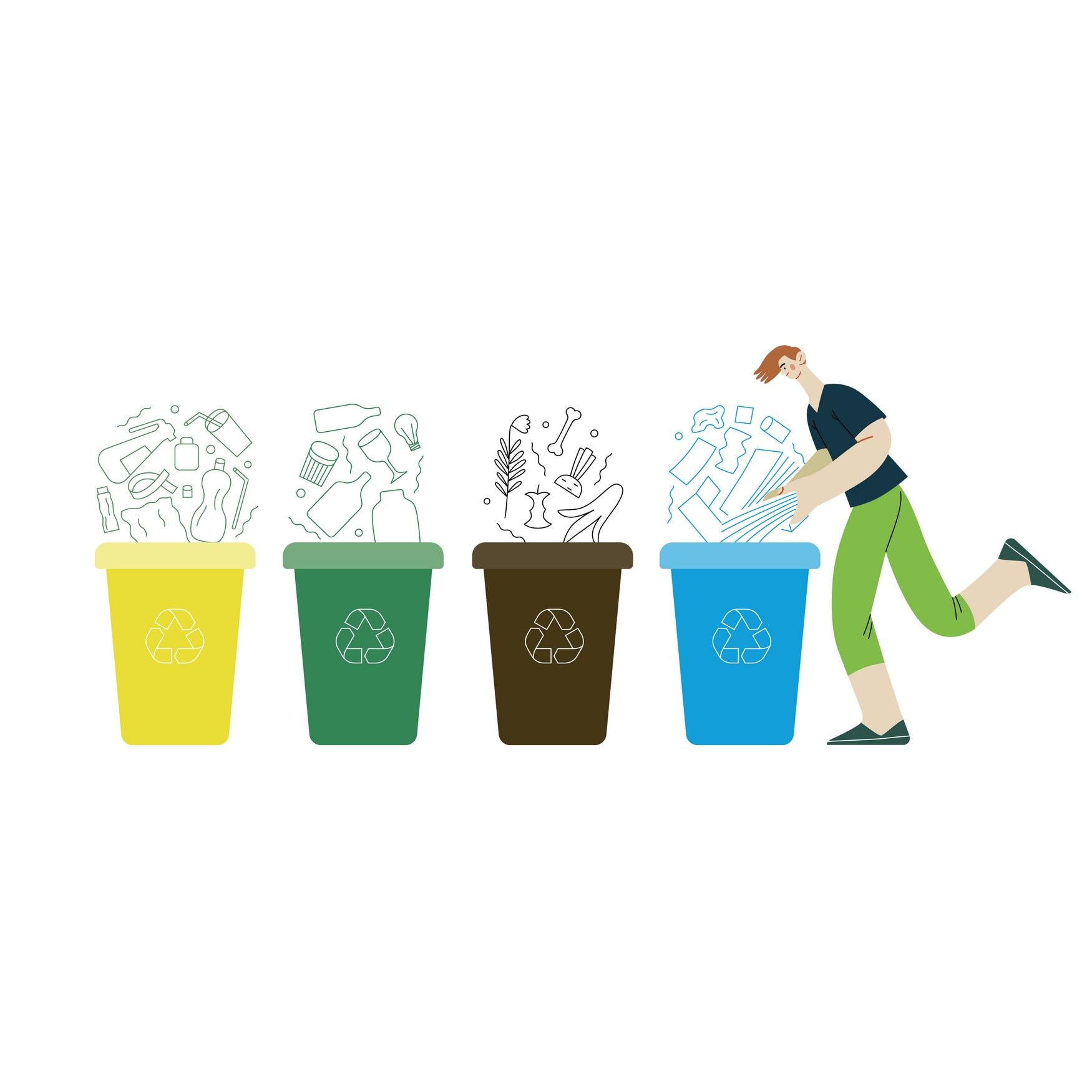 D.RECT - Bin Bags 35L Bin Liners 20 Pieces 3