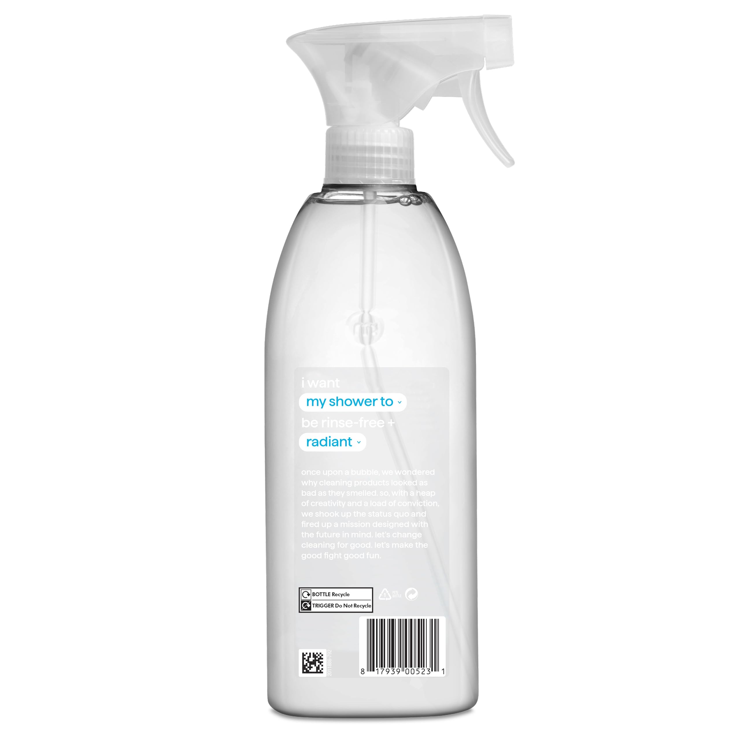 Method Daily Shower Cleaner Spray - Ylang Ylang Scent, No Rinse, 828ml