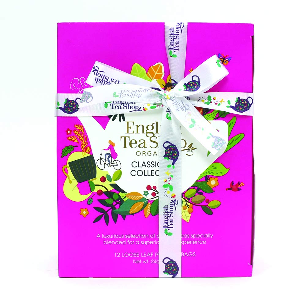 English Tea Shop Organic Classic Tea Collection Prism - 12 Pyramid Tea Bags 6