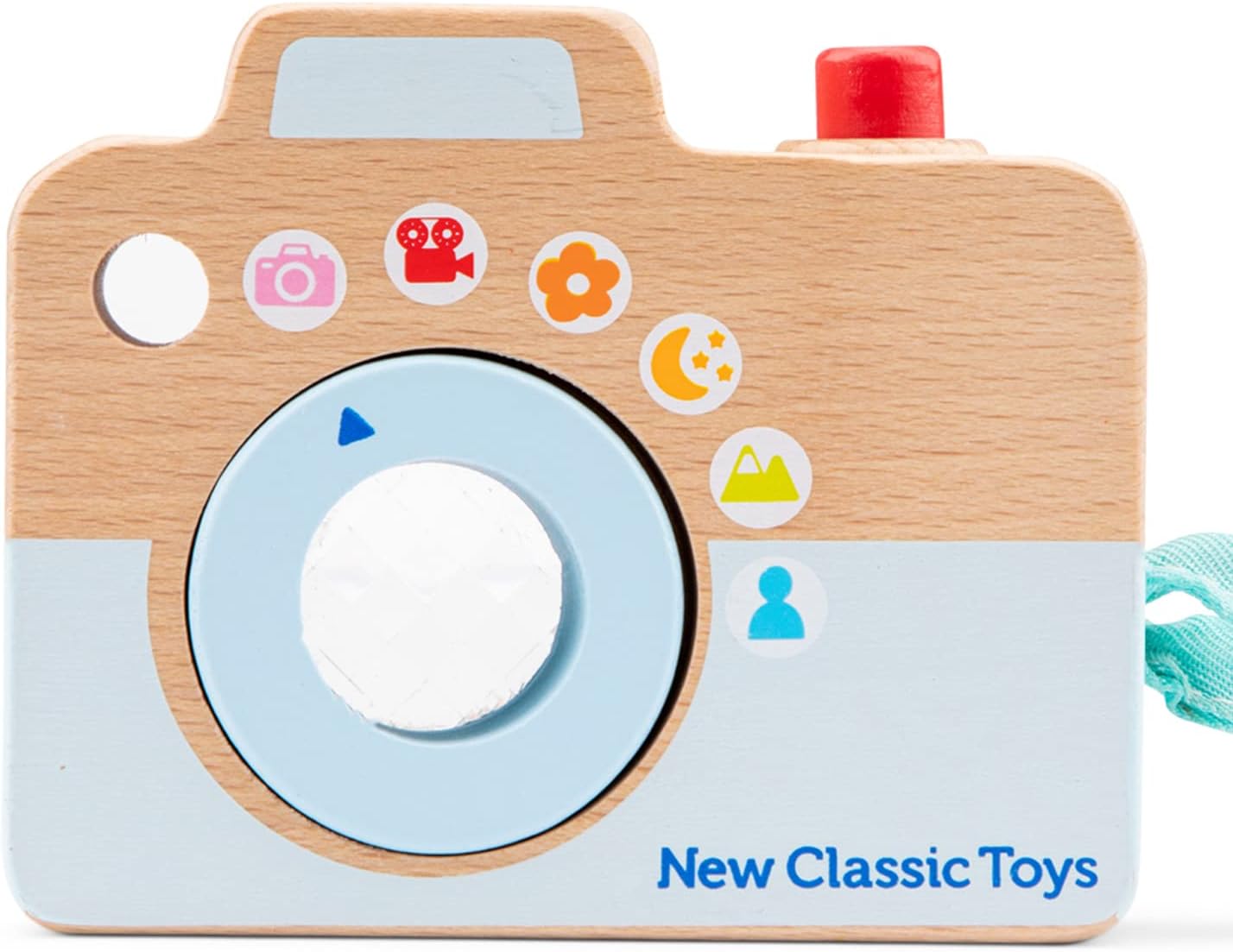 New Classic Toys Wooden Camera - Educational Color Perception Toy for Toddlers 18 Months+ 5