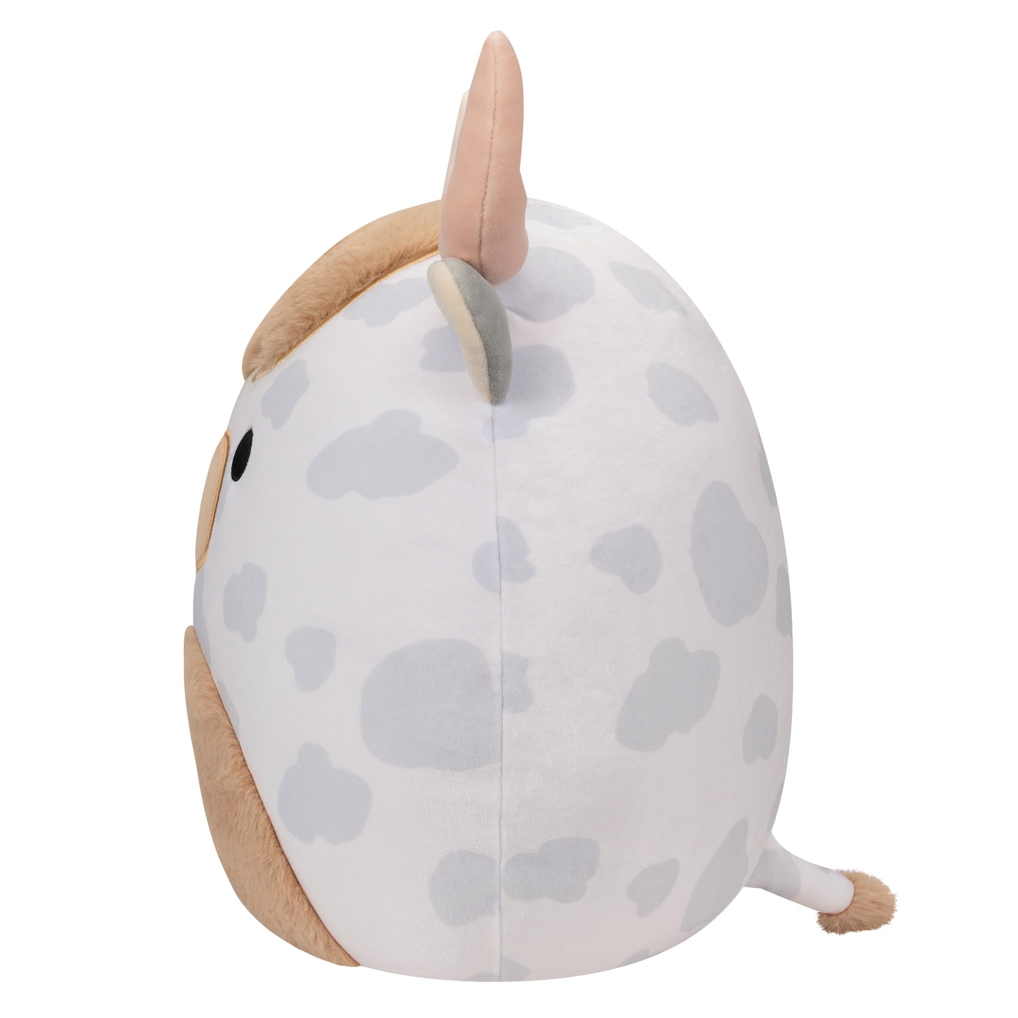 Squishmallows Borsa 12-Inch Spotted Highland Cow Plush - Soft Stuffed Animal for Kids 3+