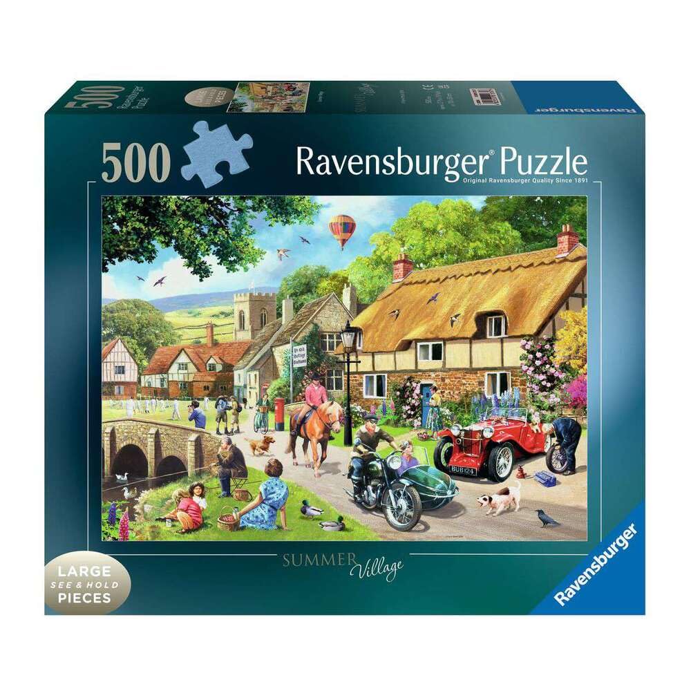 Ravensburger Summer Village 500 Piece Jigsaw Puzzle for Adults & Kids 10+