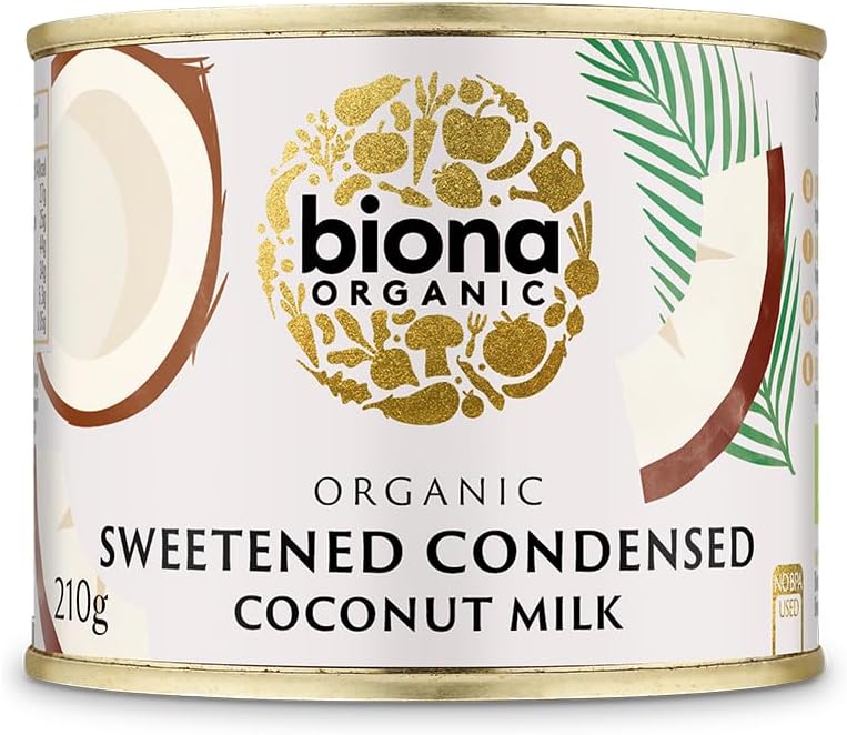 Biona Organic Sweetened Condensed Coconut Milk 210ml 1
