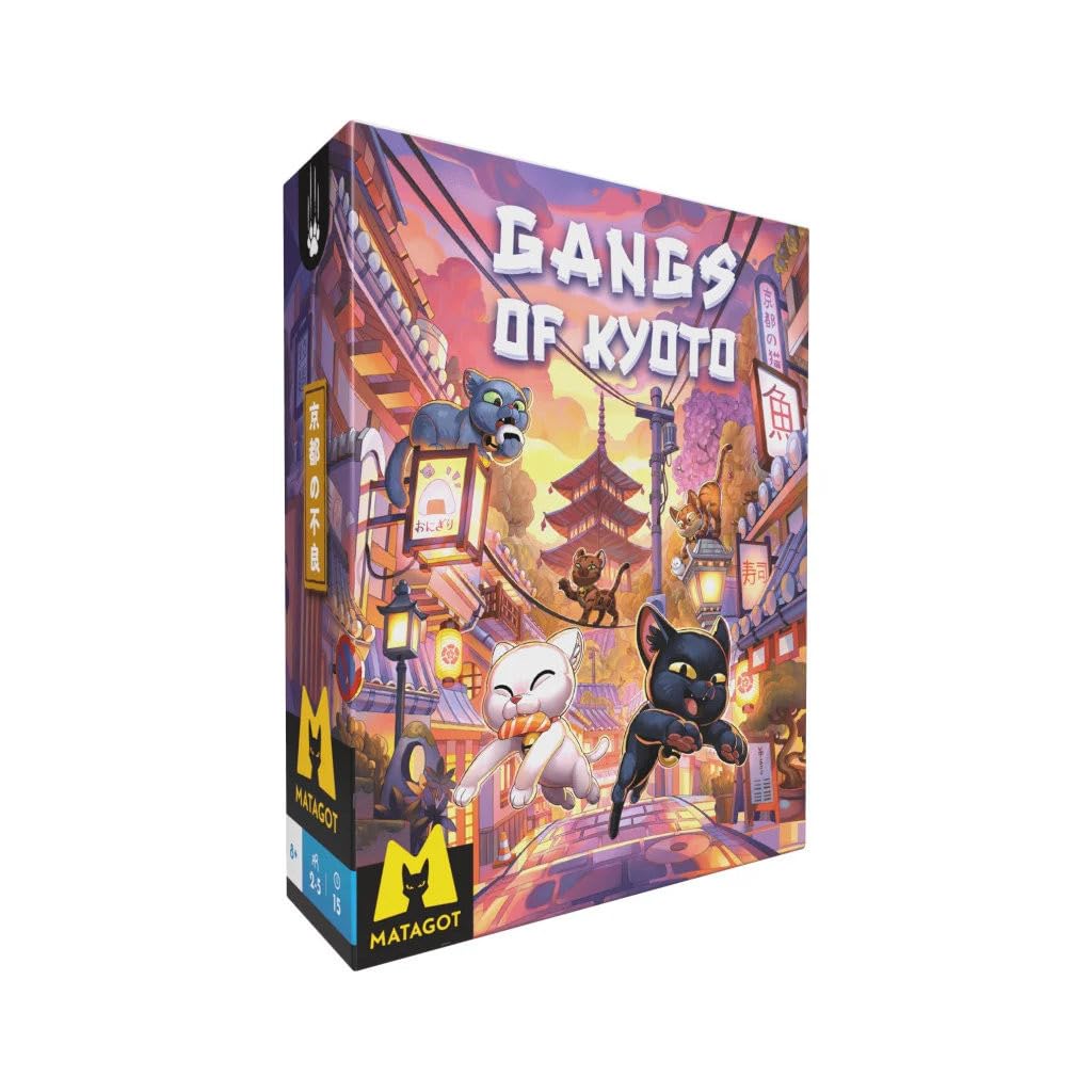Matagot Gangs of Kyoto Board Game | 2-5 Players | 30 Min Playtime | Ages 10+ 1