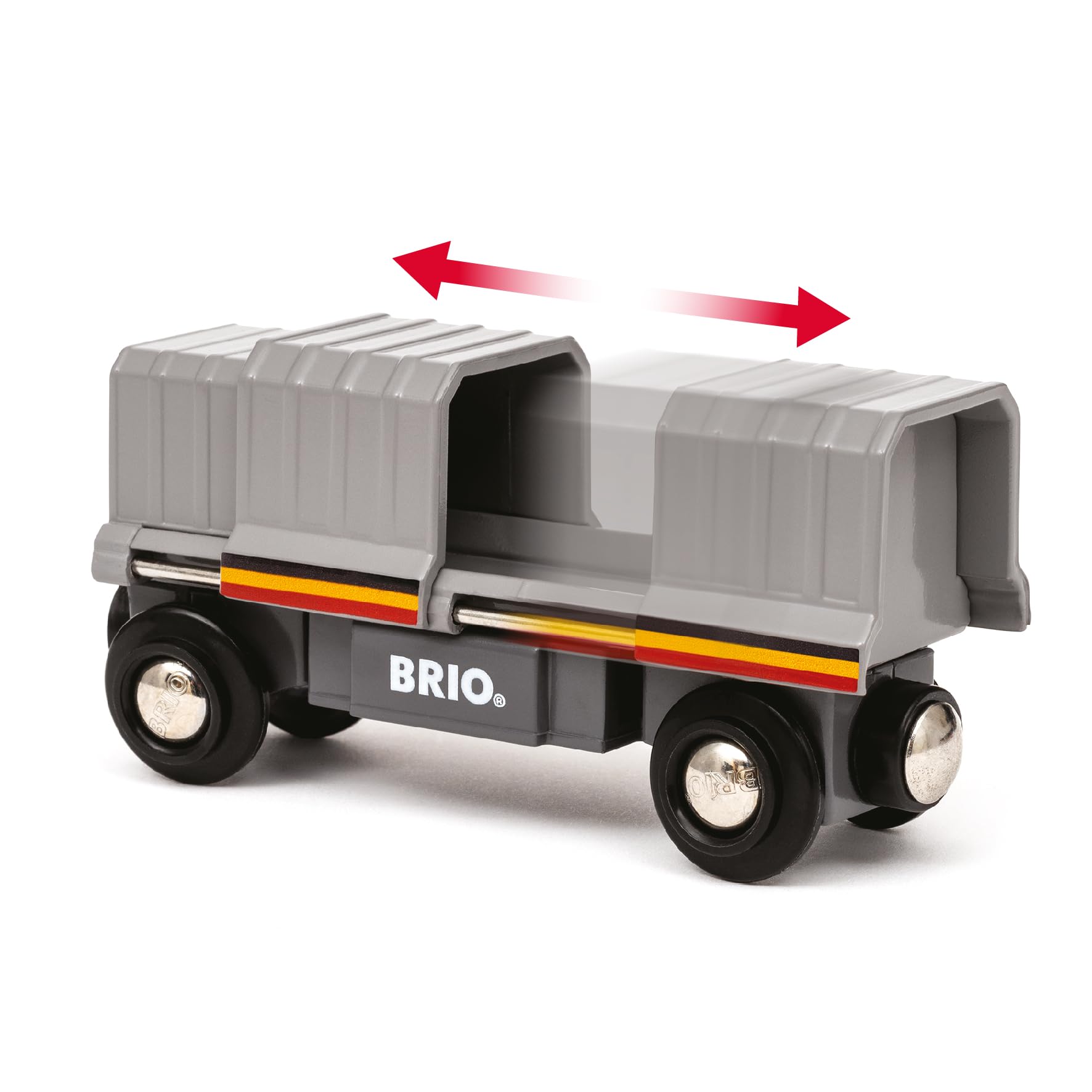 BRIO World 36089 Santa Fe Train - Wooden Railway Playset for Ages 3+ 5