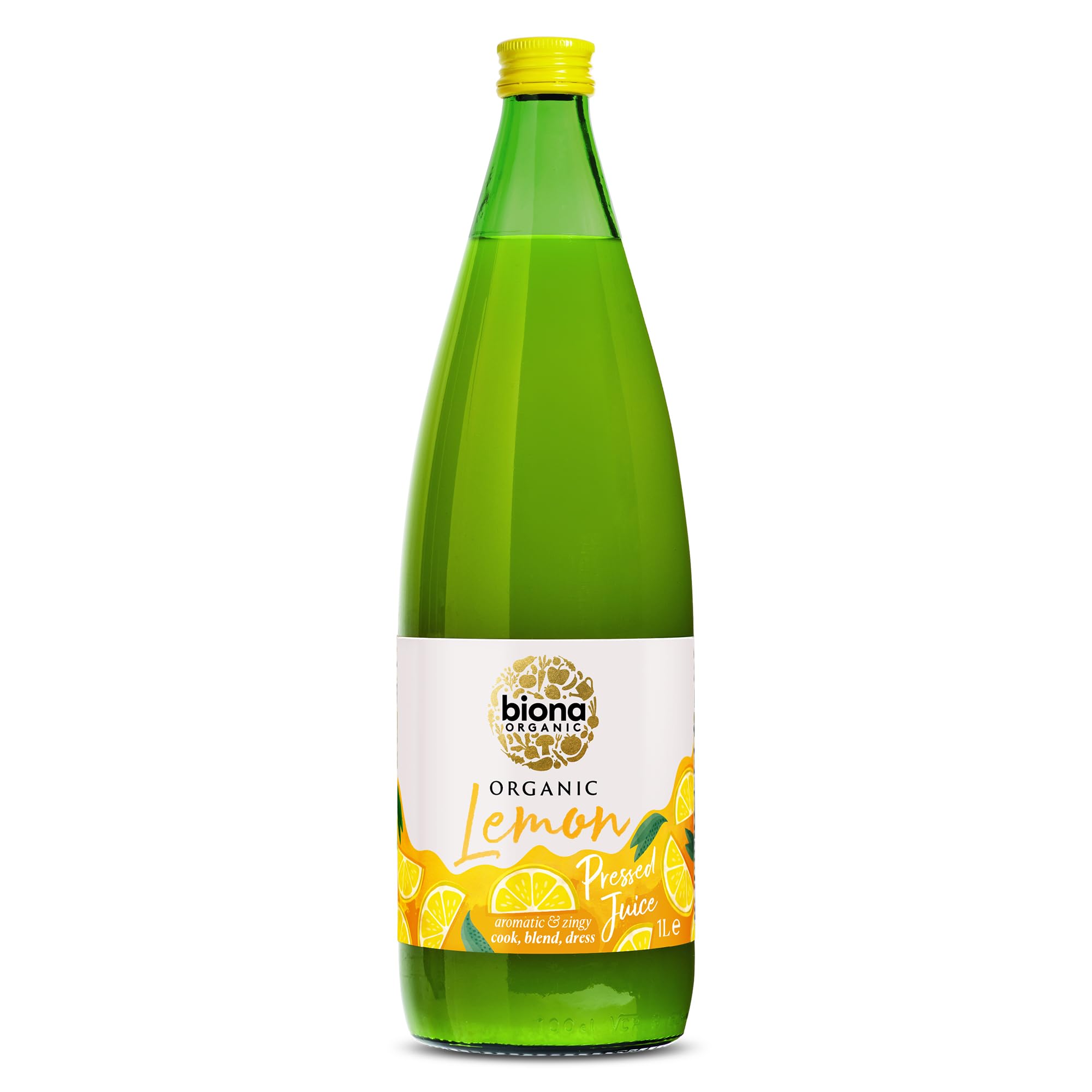Biona Organic Lemon Juice - 100% Pure Pressed Not From Concentrate 1lt 1