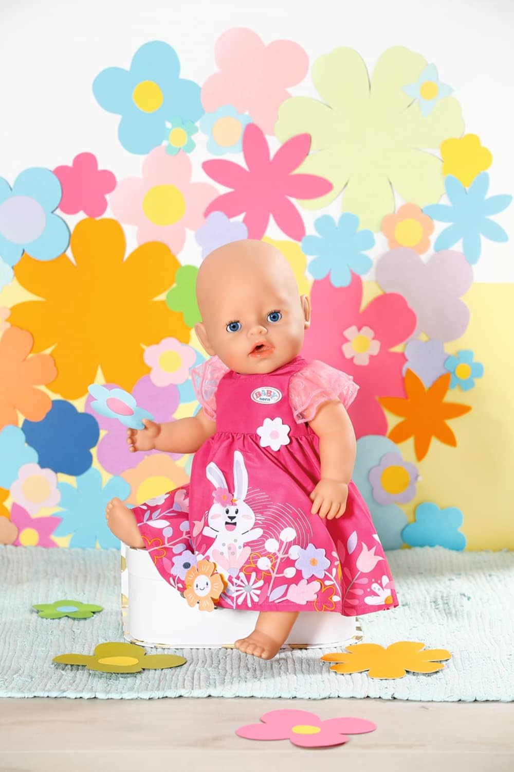BABY born Dress Flowers - Fits Dolls Up to 43cm - Includes Flower Accessory 3