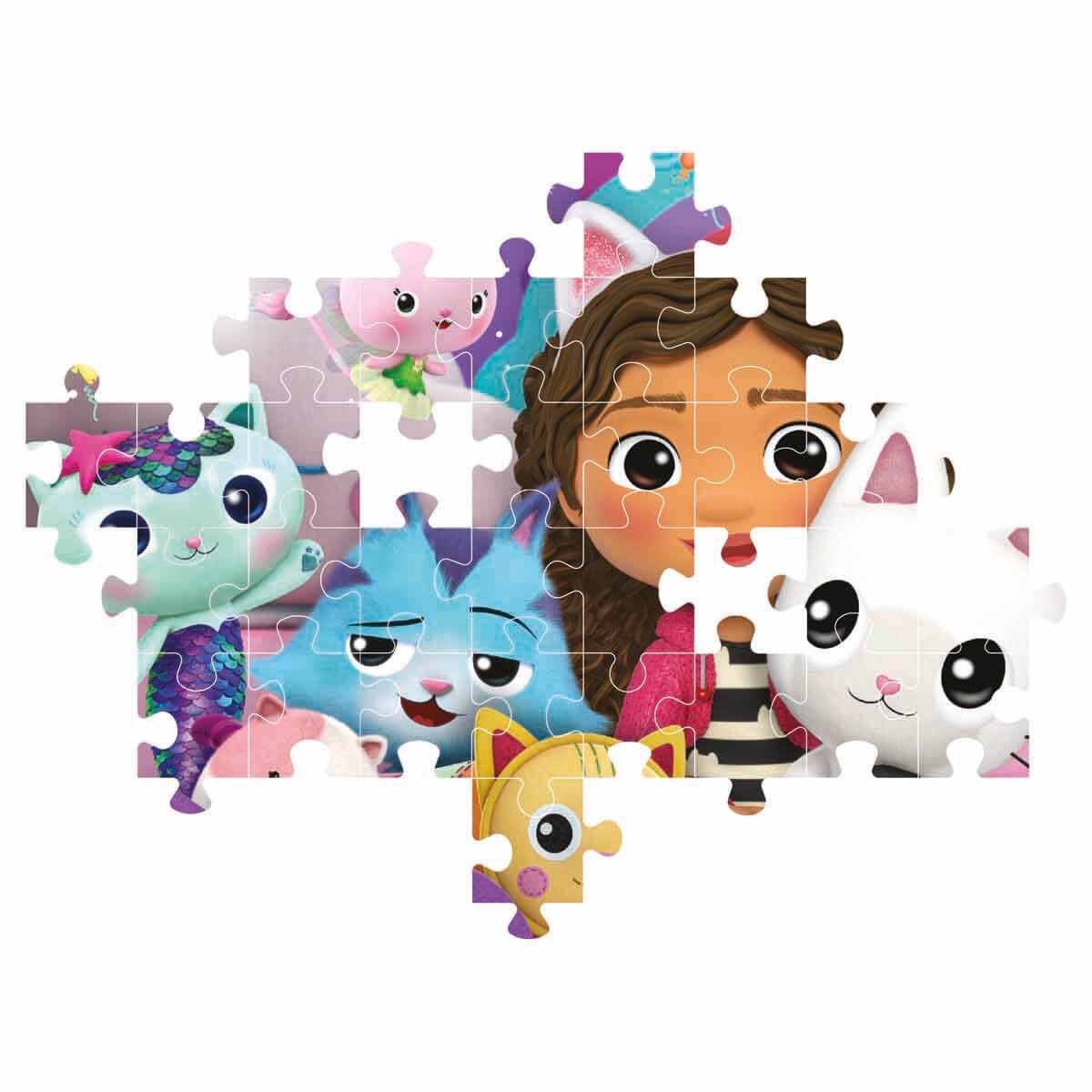 Clementoni Gabby's Dollhouse 60-Piece Jigsaw Puzzle - Supercolor Kids Puzzle 10