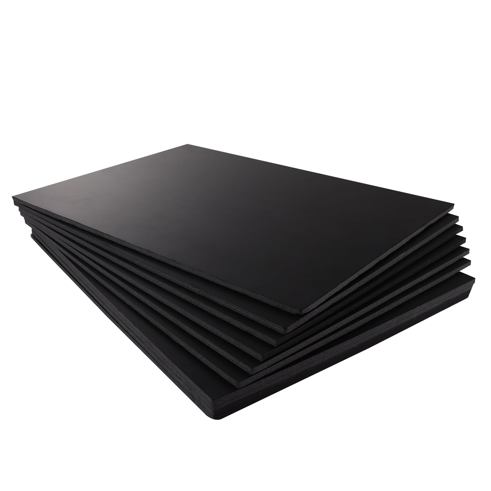 ASelected Foam Board - 10 Pack Black Sheets | 5mm Thick Polystyrene for Mounting & Crafts | 280x355mm