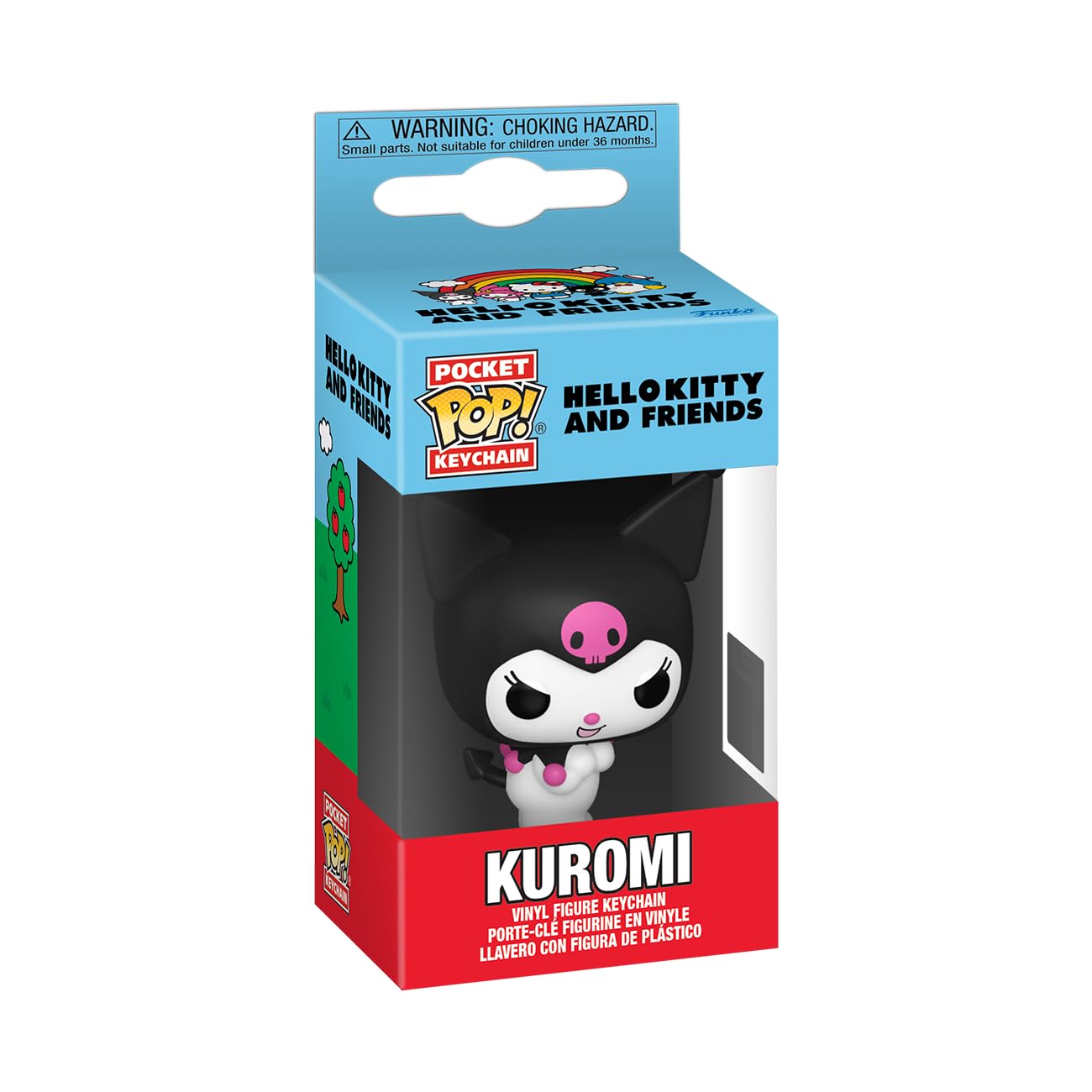 Funko Pop! Keychain - Sanrio - Kuromi Collectable Vinyl Figure | 3.75 in | Multicolor