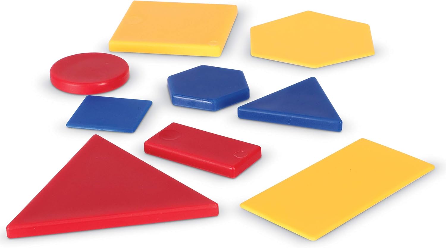 Learning Resources Attribute Blocks Set - Educational Math Playset for Ages 5-9 3