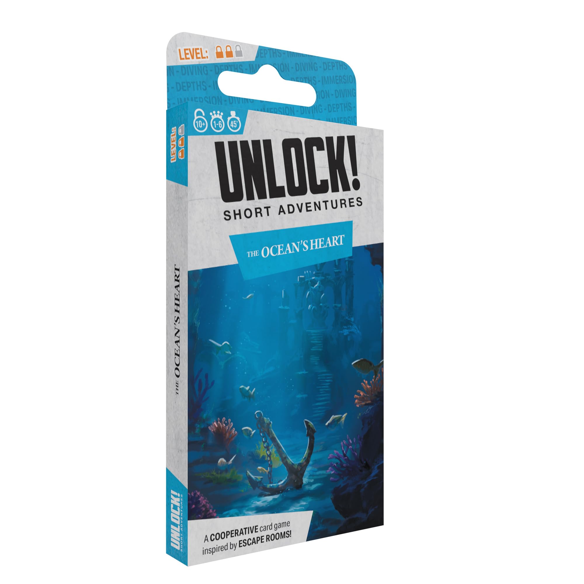 Asmodee Unlock! Short Adventures 12: The Oceans Heart Board Game | Ages 10+ 1
