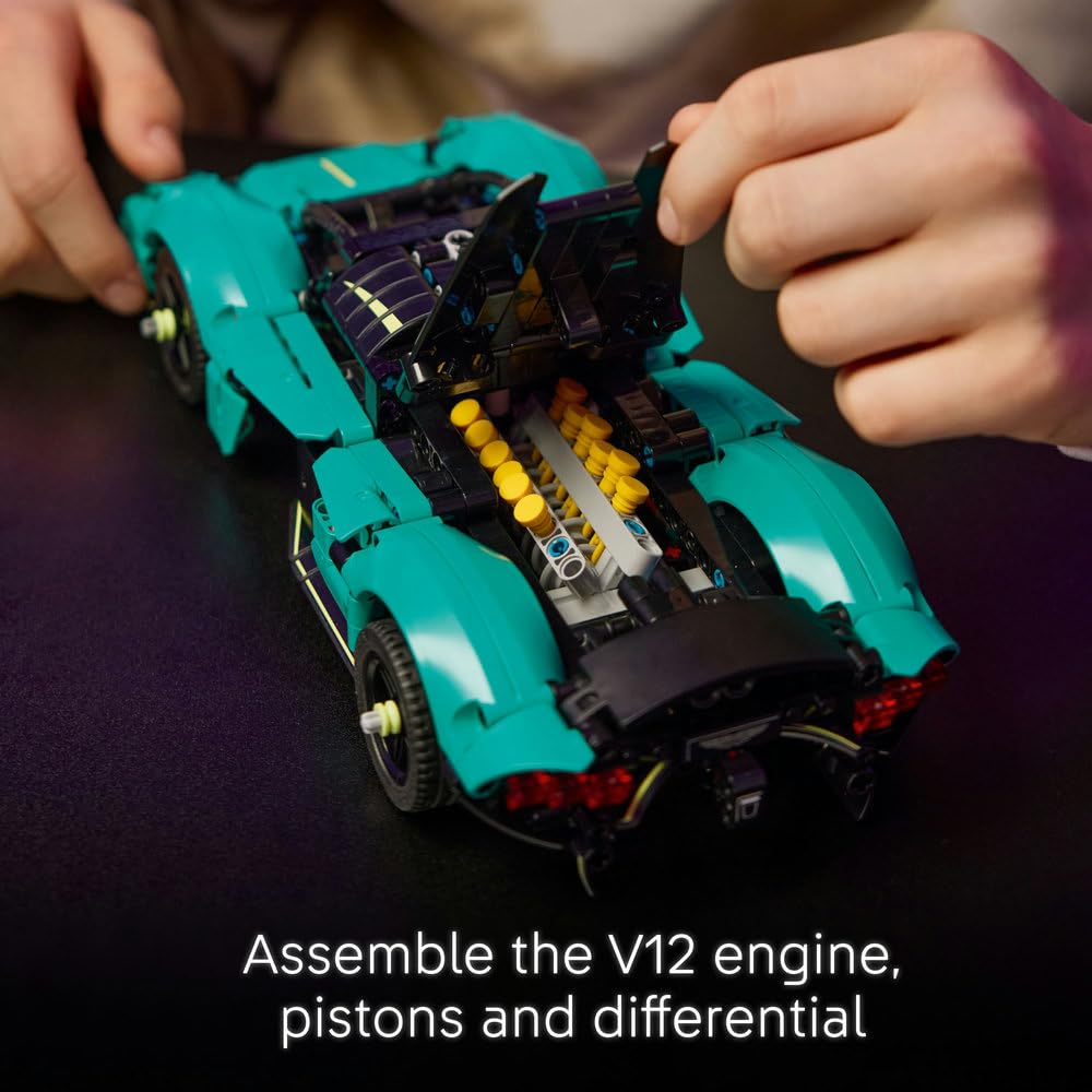 LEGO Technic Aston Martin Valkyrie Buildable Car Model Kit - 707-Piece Vehicle Toy for Kids 9+ 6