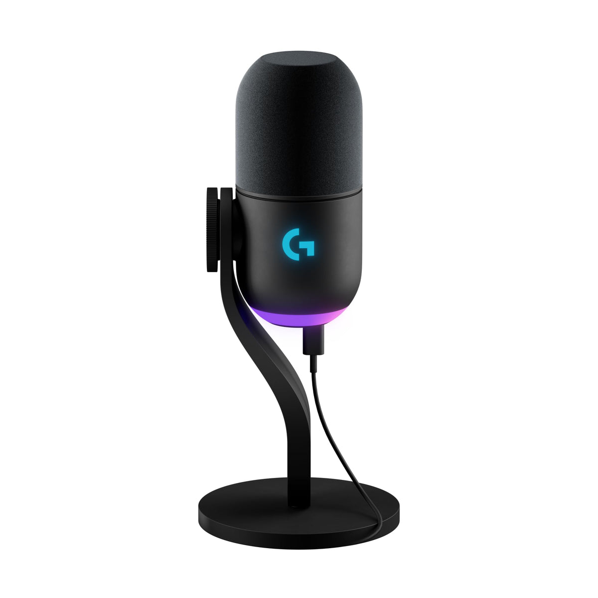 Logitech G Yeti GX Dynamic RGB Gaming Microphone - USB-C, PC/Mac, Black