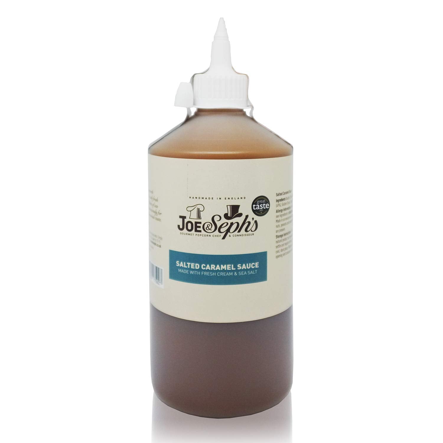 Joe & Seph's - Salted Caramel Sauce (1kg Bottle) | Great Taste Award-Winning Dessert Sauce 6