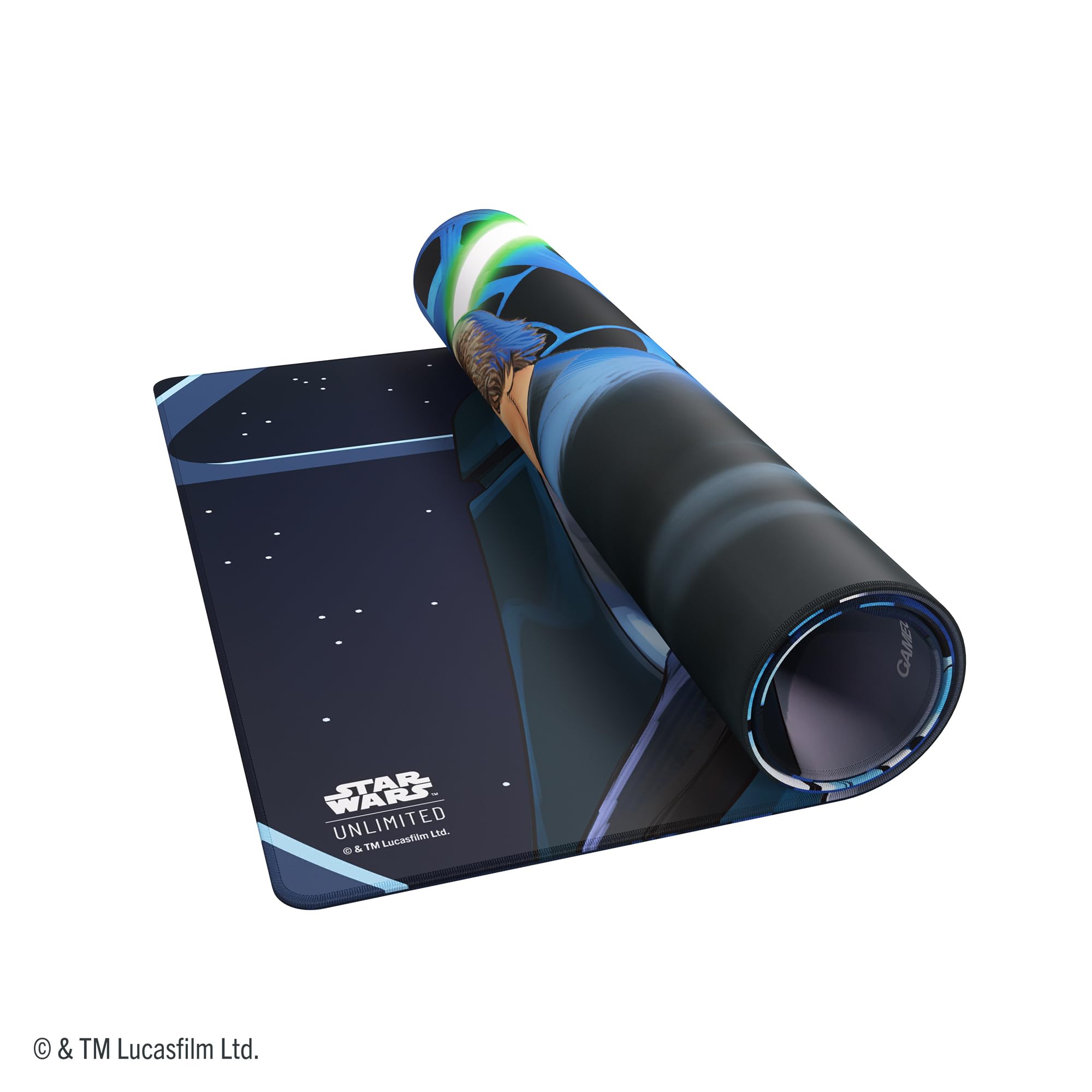 Gamegenic Star Wars Unlimited Double-Sided Playmat - Luke vs Palpatine | 2mm Cushioning | Polypropylene 6
