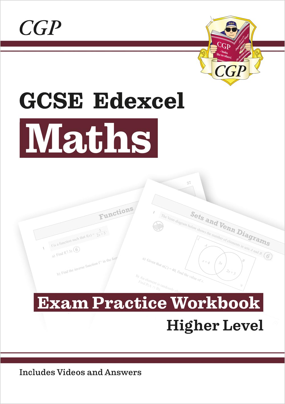 CGP GCSE Edexcel Mathematics Higher Level Exam Practice Workbook | Grade 9-1 Course | Paperback