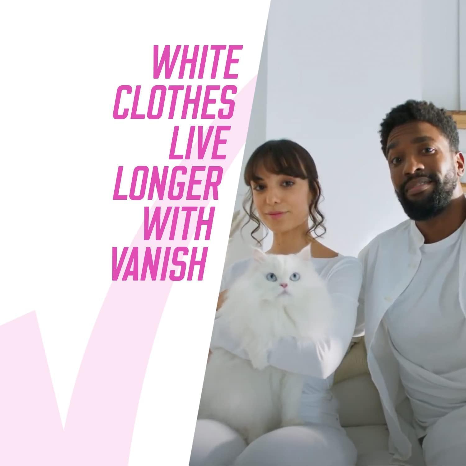 Vanish Oxi Action Whitener and Stain Remover Powder for Whites 1kg 7