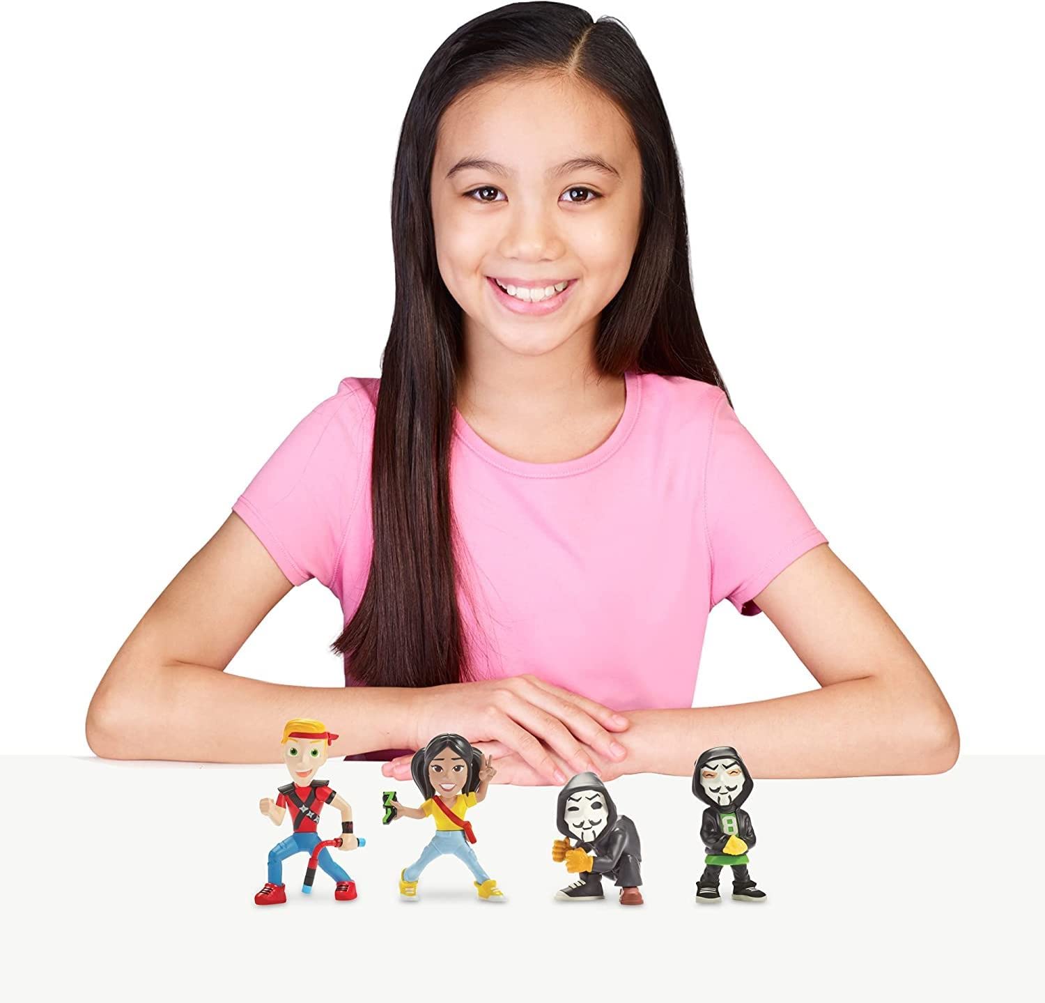 Spy Ninjas 4-Figure Pack - Chad Wild Clay, Regina Ginera, PZ2, PZ Squire (41130CO) 4