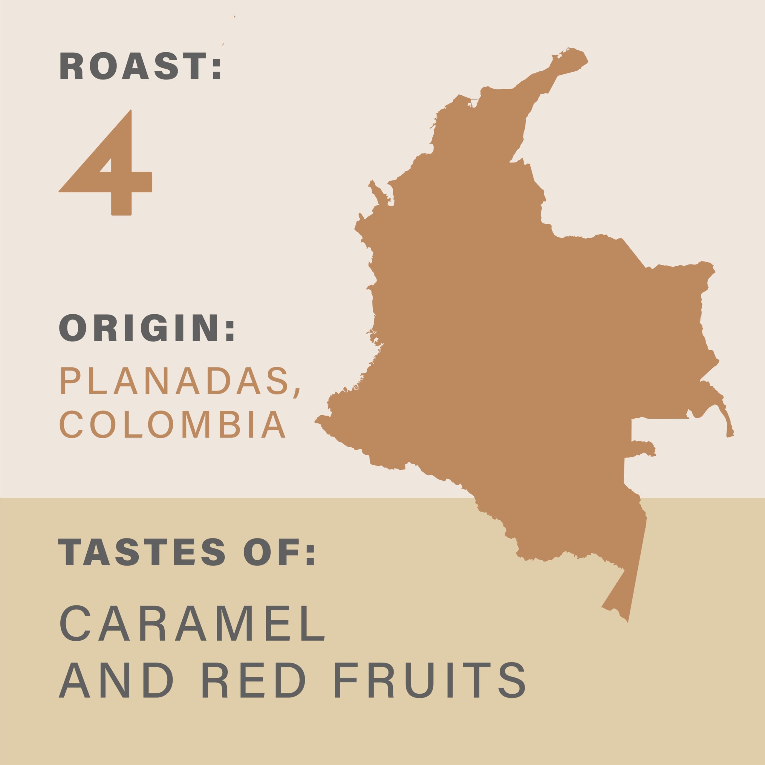 Grumpy Mule Colombia Planadas Organic Ground Coffee - Roast 4 Medium-Dark | Caramel & Red Fruit Notes | 200 g
