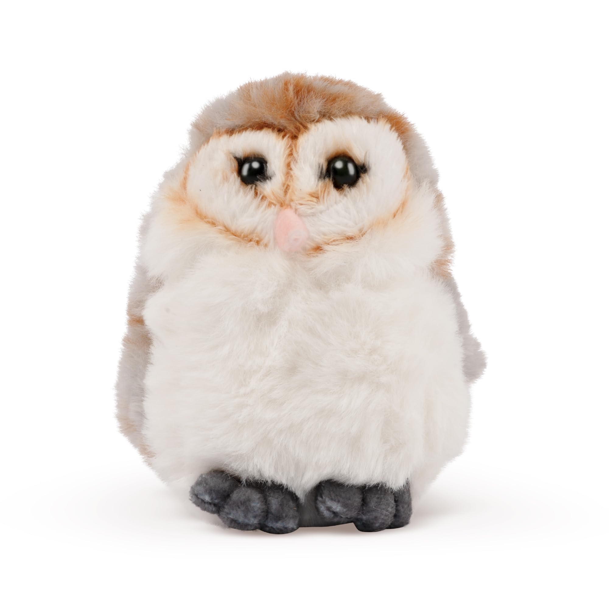 Living Nature SMOLS Barn Owl Plush Toy - Realistic & Eco-Friendly Cuddly Owl for All Ages 1