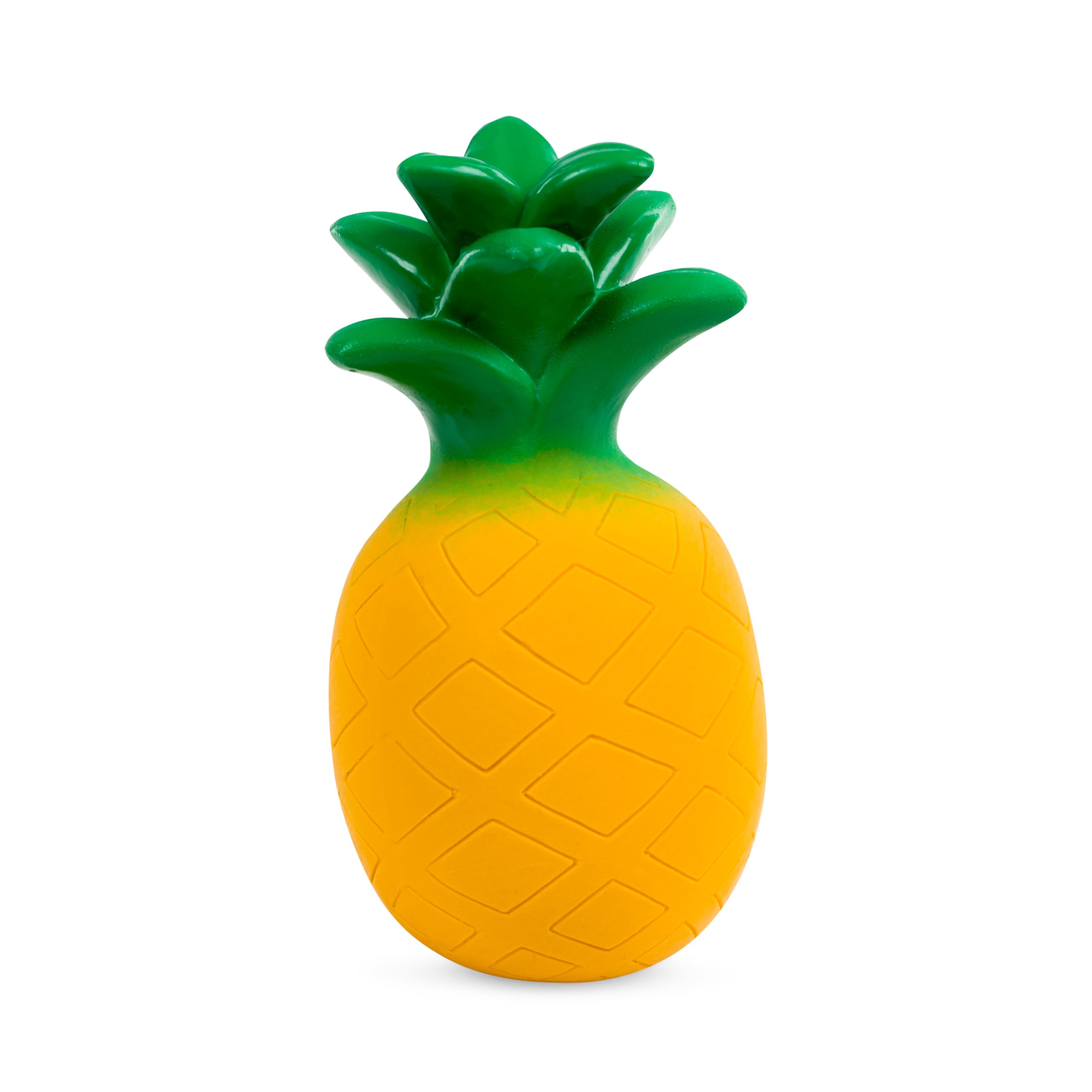 Petface Large Latex Pineapple Chew Dog Toy - Squeaker Feature | Natural Rubber 3
