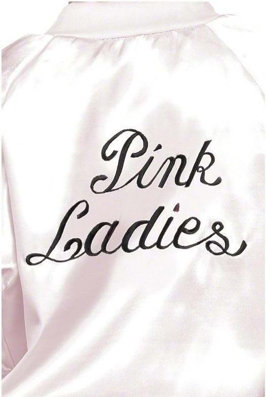 Smiffys Grease Pink Ladies Jacket - Children's Costume 10-12 Years