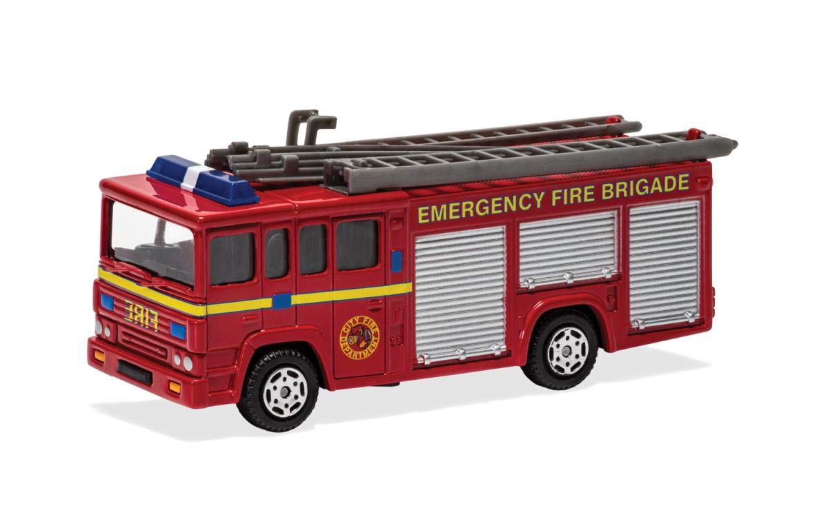 Corgi GS87104 Best of British Fire Engine - Diecast Metal Model Vehicle for Kids & Collectors, Age 3+