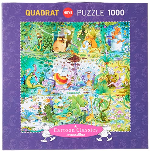 Heye Wildlife Mordillo 1000-Piece Jigsaw Puzzle - Family Puzzle Game