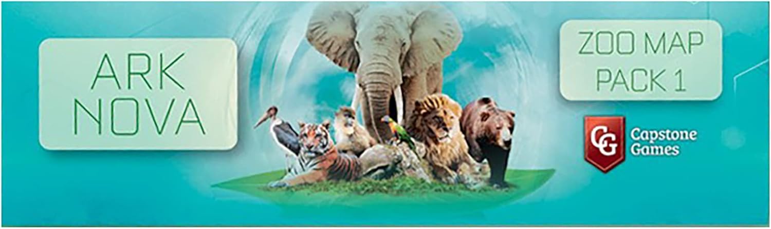 Ark Nova: Zoo Map Pack 1 - Game Accessory Pack by Capstone Games