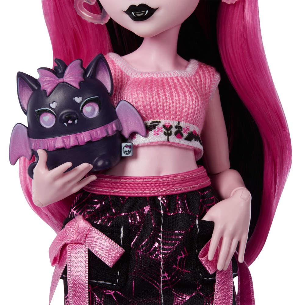 Monster High Draculaura Self-Scare Secrets Doll with 13 Accessories | Ages 4+ | Multicolor 5