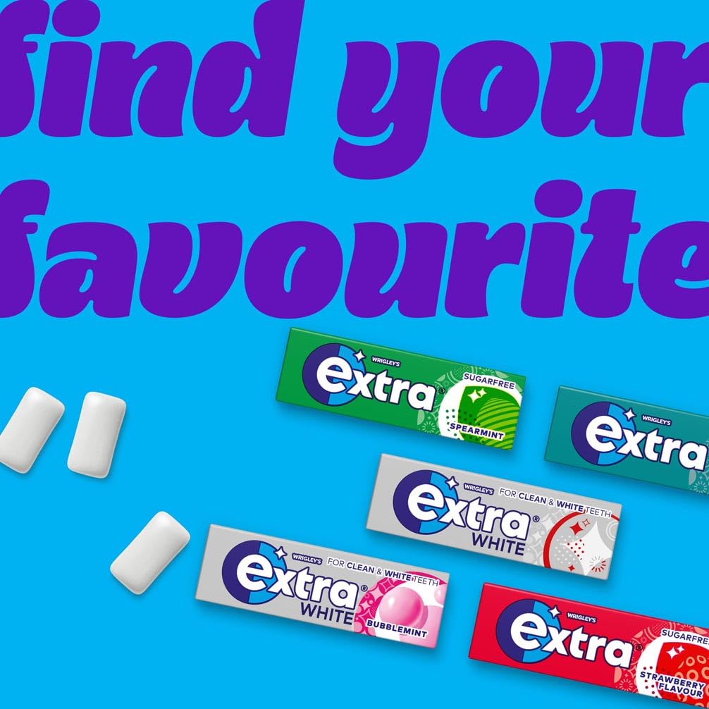 Extra - Peppermint Chewing Gum Sugar Free (84 g Multipack)
