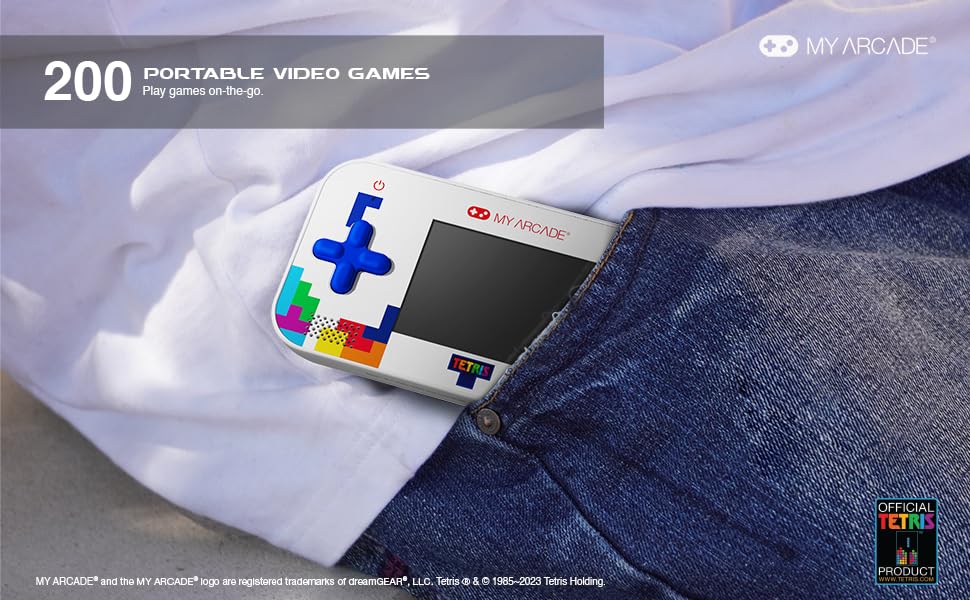 My Arcade DGUNL-7030 Tetris Gamer V Classic Handheld Portable Video Game Sy 4