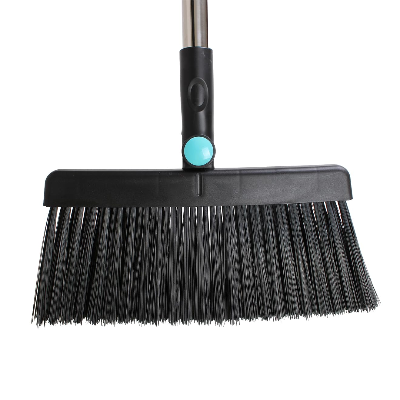 Fit For The Job Long Handle Dustpan & Brush Set - 1.1m Handle | 8-Part Aluminium Pole | Blue/Black 5