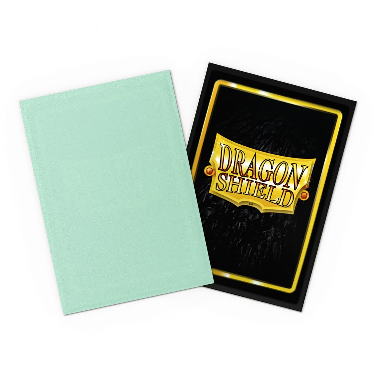 Dragon Shield Japanese Size Card Sleeves - Black Interior, Clear Front Matte Back - Pack of 60 3