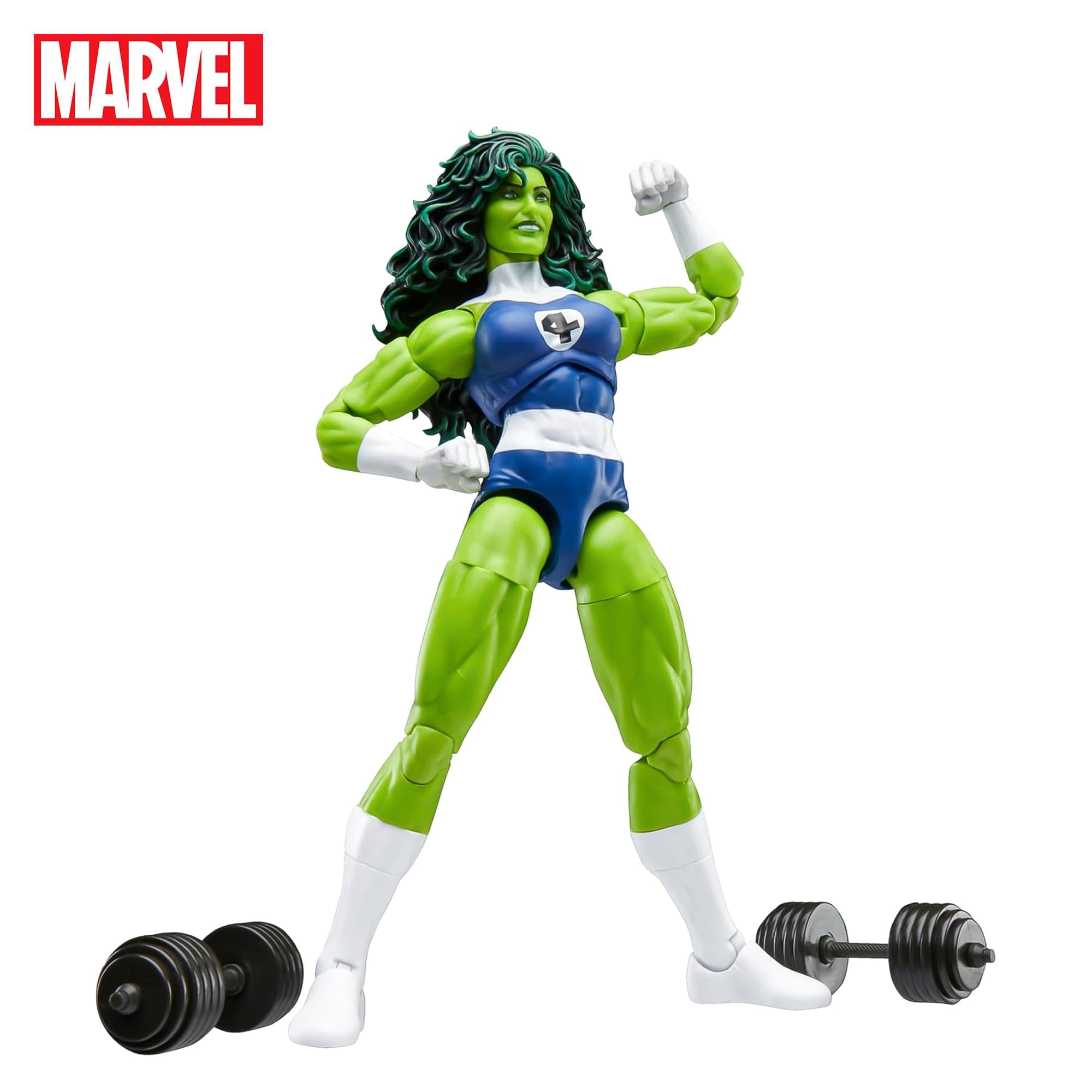 Marvel Legends Series She-Hulk Fantastic Four Action Figure | 6 Inch | Hasbro