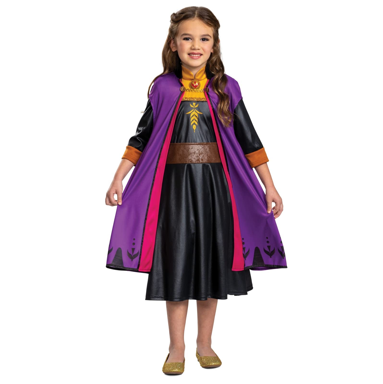 Disguise Anna Costume - Traveling Classic Dress Up for Girls
