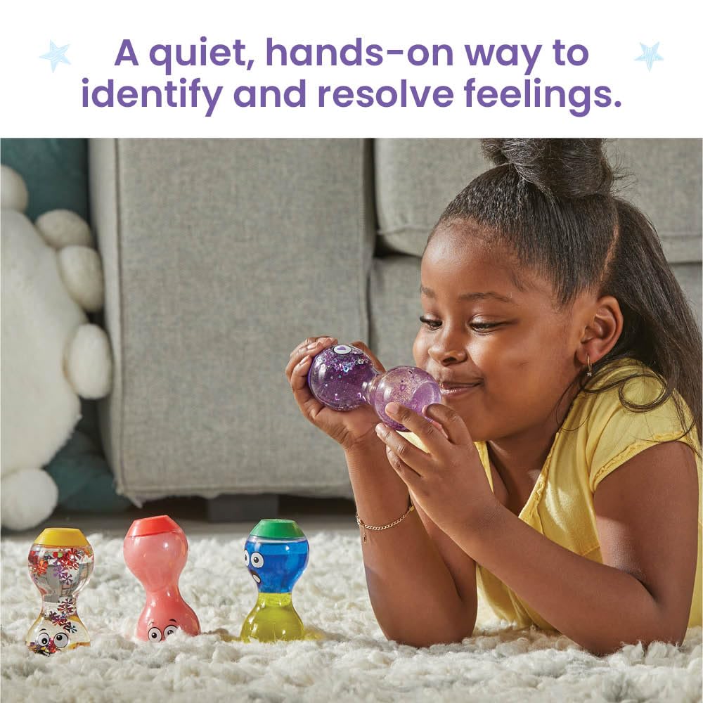 Learning Resources Express Your Feelings Sensory Bottles - Embarrassed, Silly, Surprised, Loved 6