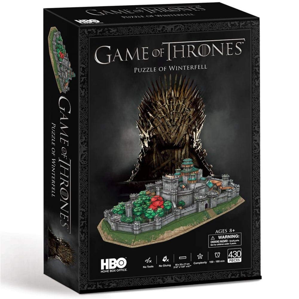 Game of Thrones Winterfell 3D Puzzle - 430-Piece Building Kit for Ages 8+ 8