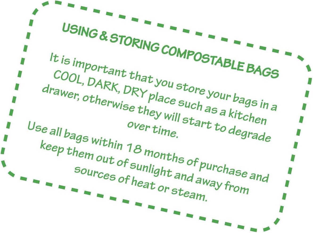 All-Green 10L-2 Compostable Bag for Kitchen Caddy - 10 Litre, 50 Bags (2 Rolls) 3